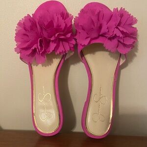 Jessica Simpson Pink Floral Sandals